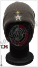 Berretto Zuccotto Papalina Invernale Verde Logo Ricamato Croce Rossa Italiana Militare Art.TUS-33