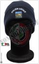 Berretto Zuccotto Papalina Watch Cap Invernale con Ricamo Polizia Locale Regione Veneto Art.CP-2