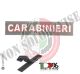 Patch Toppa con Velcro Carabinieri CC  Modello Nuovo  Modello Lineare Gigante Tuscan cm 25.00x5.00 Art. CC-G-CC