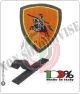 Scudetto Patch Ricamato con Velcro Brigata di Cavalleria Pozzuolo del Friuli Art.EI-F