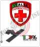 Patch Scudetto Croce Rossa Italiana Farmacista Nuovo Modello  CRI Art.CRI-FA
