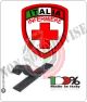Patch Scudetto Croce Rossa Italiana Infermiere Nuovo Modello  CRI Art.CRI-INF