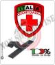 Patch Scudetto Croce Rossa Italiana Odontoiatra Nuovo Modello  CRI Art.CRI-OD