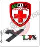 Patch Scudetto Croce Rossa Italiana Psicologo Nuovo Modello  CRI Art.CRI-PS