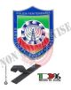 Patch Toppa con Velcro Plastificata Polizia Penitenziaria Servizio Telecomunicazioni  Art. T-PPST