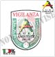 Patch Toppa Ricamata con Velcro GPG VOLONTARIA ITTICO VENATORIA AGRIAMBIENTE ONLUS VIGILANZA cm 3x10 Art.AGRI-12