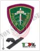Patch Toppa Polizia di Stato Giudiziaria Verde Ricamata con Velcro  Art.EU533