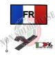 Patch 3D Gommata con Velcro 3D PVC Bandiera Francia Art. 444110-3515