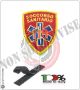 Toppa Patch Scudo con Velcro Soccorso Sanitario 118 Ricamata a Macchina con Velcro Art. EU2097
