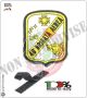 Patch Toppa Ricamata Bianca Con Velcro 46° Brigata Aerea Aeronautica Militare Art.EU351