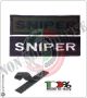 Patch Toppa Lineare Ricamata con Velcro Sniper Art.NSD-R16