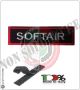 Patch Toppa Lineare Ricamata con Velcro CC  Soft Air Art.NSD-R2