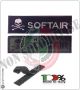 Patch Toppa Lineare Ricamata con Velcro Teschio + Soft Air Art.NSD-R1