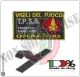 Toppa Patch Vigili del Fuoco OPERATORE T.P.S.S.  TECNICHE SANITARIE Art.VVFF-TPSS