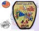 Patch ricamata VVFF Vigili del Fuoco Americani Battalion 3 Art.VVFF-04
