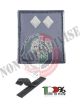 Gradi Plastificati Nuovo Modello Polo Giacca Giubbino Polizia Penitenziaria con Velcro Sovraintendente Art. PP-NEW7
