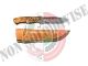 Coltello Artigianale con Fodero Cuoio Lama Fissa Maru 25.00 cm Caccia Escursioni Alpinismo Idea Regalo Art. COL3C