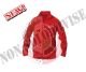 Maglione Maglioncino Pile Zip Intera Croce Rossa Italiana C.R.I. Rosso Nuovo Capitolato Loghi e Scritte Ricamate Cerniere Rifrangenti Art. CRI-PL