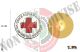 Pins Croce Rossa Italiana Volontari Del Soccorso cm 1.80 Italia Art. CRI-P