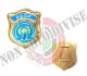 Placca con Clip A.E.O.P. Associazione Europea Operatori Polizia Prodotto Italiano Art.AEOP-P12
