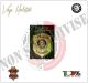 Placca con Supporto Cuoio Da Inserire Al Portafoglio Polizia Amministrativa 1WG Vega Holster Italia Art.1WG-108