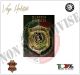 Placca con Supporto Cuoio Da Inserire Al Portafoglio Guardie Giurate Vega Holster Italia 1WG Art.1WG-110