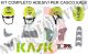 Serie Completa Kit Adesivi per Casco Caschi Originale KASK Plasma Giallo Grigio Verde Rosso Art. WAC00001.055.00