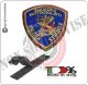 Patch Toppa Polizia di Stato Squadra Motociclistica Ricamata con Velcro  Art.NSD-R-SM