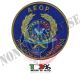 Patch Toppa Ricamo a Mano Canuttiglia A.E.O.P. Associazione Europea Operatori Polizia Regione Canpania  Art.NSD1137