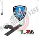 Scudetto Ricamato Scritta Patch Polizia Penitenziaria per Tuta OP Art.NSD-PP16