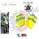 Ghette Alta Visibilità Gialle Vega Holster Italia Polizia Carabinieri Polizia Locale Municipale Art. 4AV03