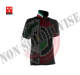 Polo Manica Corta Nero Black Modello NATION  Italia Collo Tricolore Payper Art. NATION-2