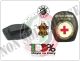 Placca Da Cintura in Cuoio con Placca Metallo Croce Rossa Italiana CRI Vega Holster Italia Art. 1WA08