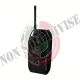 Porta Radio Cordura Nero Universale Polizia Carabinieri Guardie Giurate GPG IPS Sicurezza Art. TEM-GG