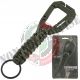 Moschettone + Paracord Portachiavi Sistema MOLLE per Tattico Mil Tec  Art. 15908001