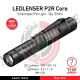 Torcia Tattica Professionale Manuale 120 lumen P2R Core Led Lenser® Polizia Carabinieri Guardie Giurate GPGIPS Art. 502176 