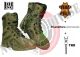 Anfibi Stivaletto Stivale Scarponcino Verdi Pelle Cordura Tactical Boots Recon 101 INC Militare Esercito Marina Parà Soft Air Caccia Art.231175V