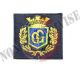 Ricamo da Berretto Ricamato a Macchina Guardie Giurate Oro Bollo Blu Quadrato Art.NSD-FREG-GGRM2