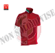 Polo Manica Corta Rosso Red Modello NATION Italia Collo Tricolore Payper  Art. NATION-4