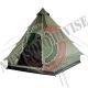 Tenda Campeggio  tre Posti con Zanzariera Albero Centrale 290 X 270 X 225 cm MFH Art. 32133B