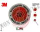 Adesivo 3M Per Paletta Rosso A.E.O.P. Associazione Europea Operatori di Polizia Modello 2 Art. R0013