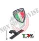 Patch Toppa Scudetto Italia Mini per Polo OP con Velcro  Carabinieri Vigilanza PS GPG cm 5.50x4.50 Art. P-OP