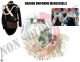 Coppia di Spalline Uniforme Storica GUS Carabinieri Argento + Argento - Bianco Grande Uniforme Marescialli  Art. NSD-GUS-AB