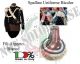 Coppia di Spalline Uniforme Storica GUS Carabinieri Argento + Argento - Bianco Bordo Azzurro per Brigadieri e Vice Brigadieri Grande Uniforme  Art. NSD-GUS-BRIG
