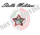 Stella Stellette Militari Oro Bordo Rosso  5 Punte cm 2.00 Art.S5
