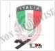 Toppa Patch Scudetto 3D Ricamato con Velcro Bandiera Italia cm 7.6x8.00 INC101 Art.NSD-RIC