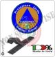 Patch Toppa Ricamata con Velcro Protezione Civile Regione Abruzzo Art PC-A