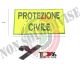 Patch Toppa Gigante per Giubbino Ricamata con Velcro Protezione Civile Italia cm 25x12 Art. NSD-G-PC
