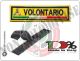 Patch Ricamo a Macchina Con Velcro Protezione Civile VOLONTARIO Art.NSD-PC10