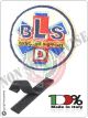 Patch Ricamo Toppa BLS Basic Life Support D con Velcro Art.BLS-D